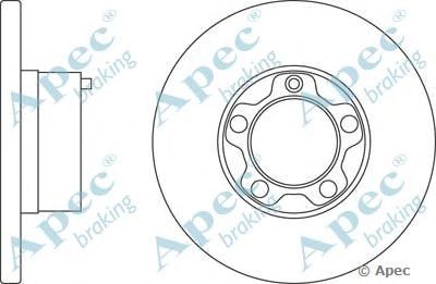APEC BRAKING dsk648 -  Тормозной диск